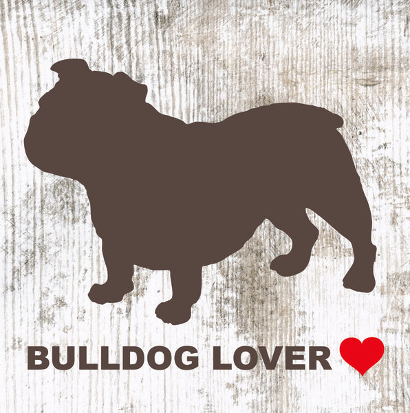 Placa Buldogue Inglês - Várias