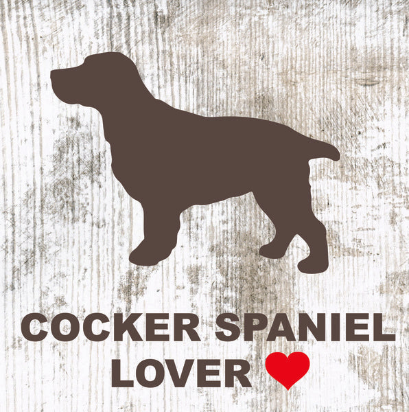 Placa Cocker Spaniel - Várias