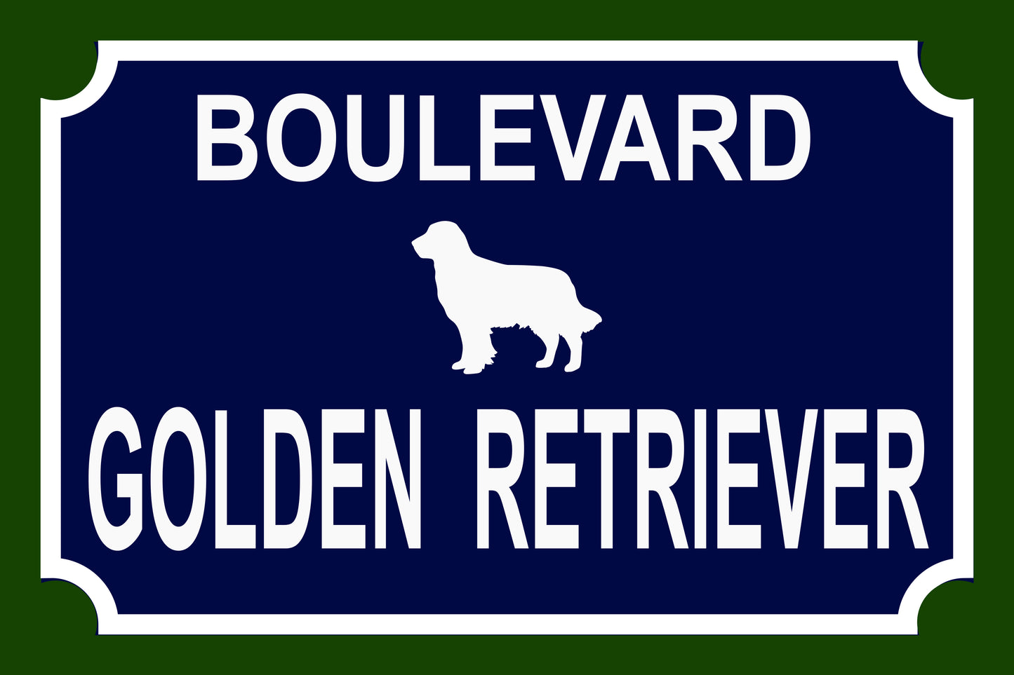 Placa Golden Retriever - Várias