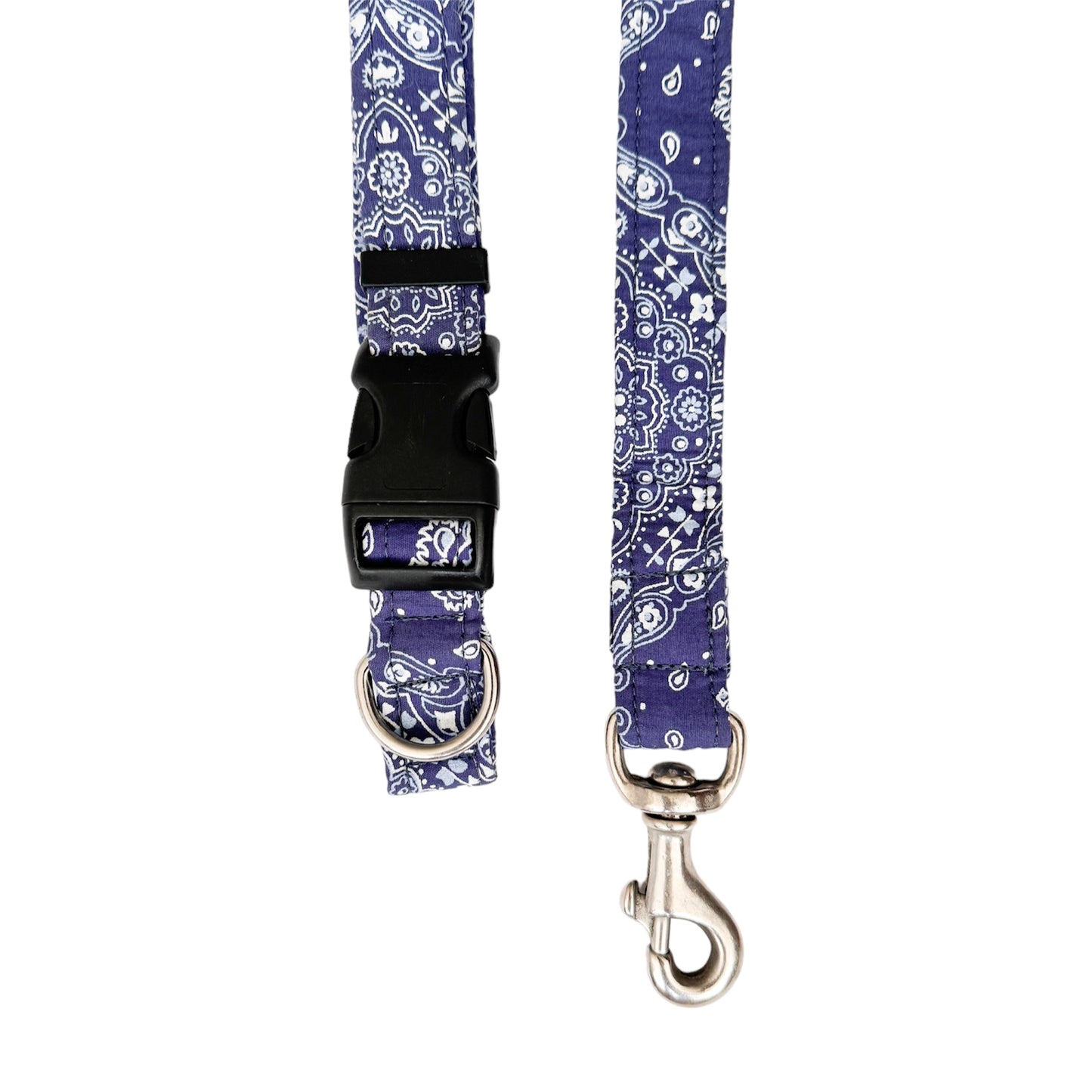 Conjunto Coleira e Guia Personalizada de Bandana