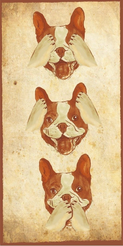 Placa Buldogue Francês - Várias