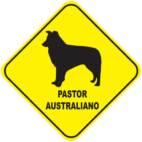 Placa Pastor Australiano - Várias