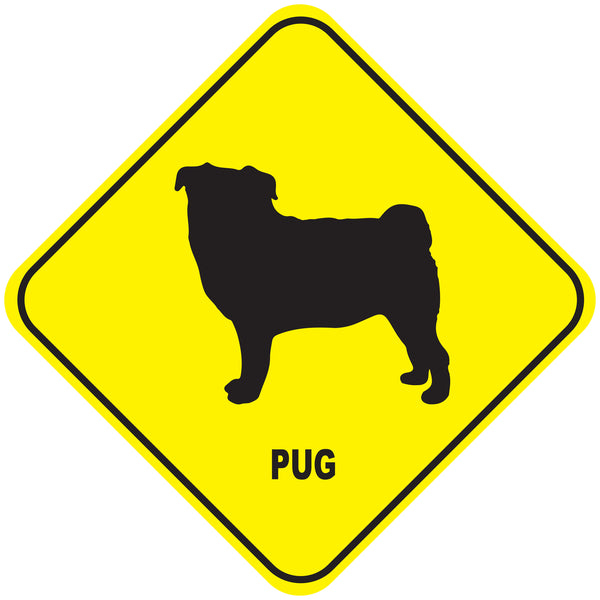 Placa Pug - Várias