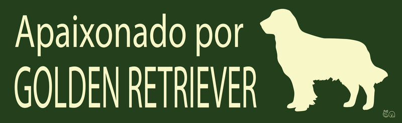 Placa Golden Retriever - Várias