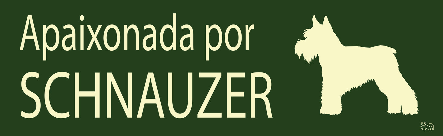 Placa  Schnauzer- Várias