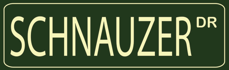 Placa  Schnauzer- Várias