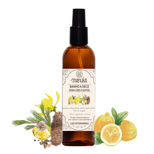 BANHO A SECO BAUNILHA | Pelos Longos