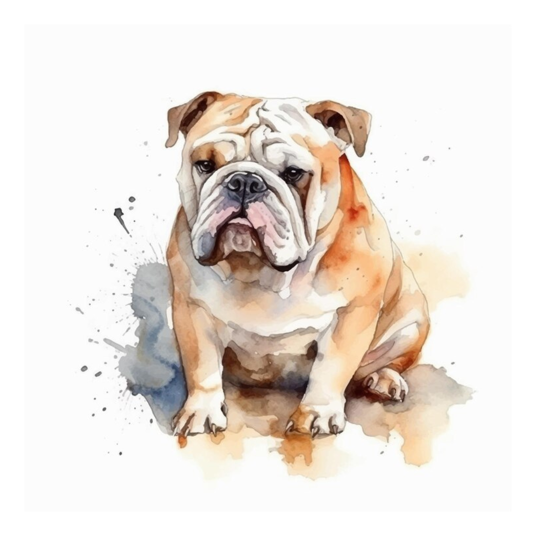 Placa Buldogue Inglês - Várias