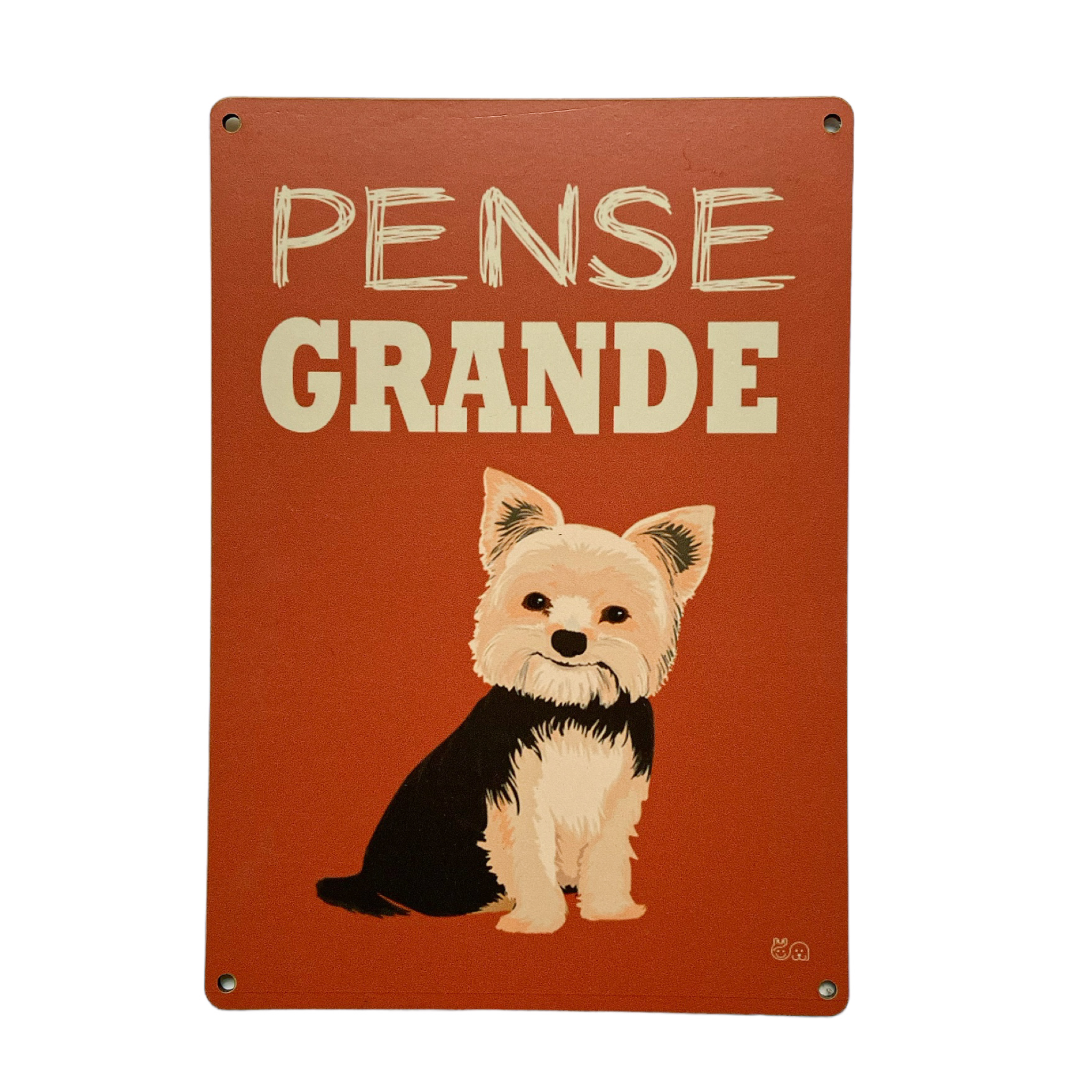 Placa Pense Grande