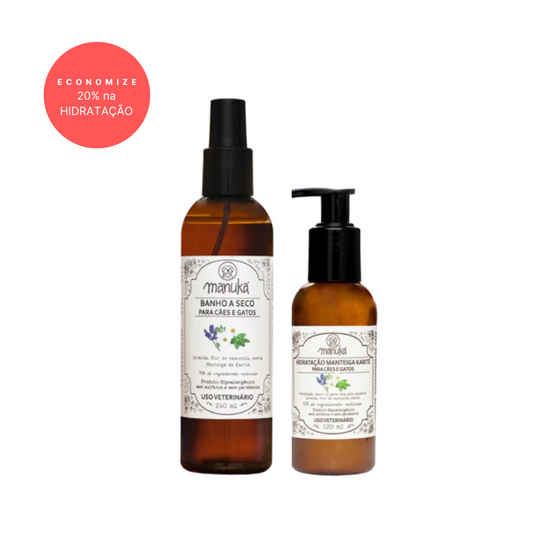 KIT LAVANDA | Banho a Seco e Hidratação