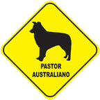 Placa Pastor Australiano - Várias