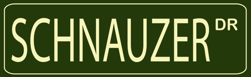 Placa  Schnauzer- Várias