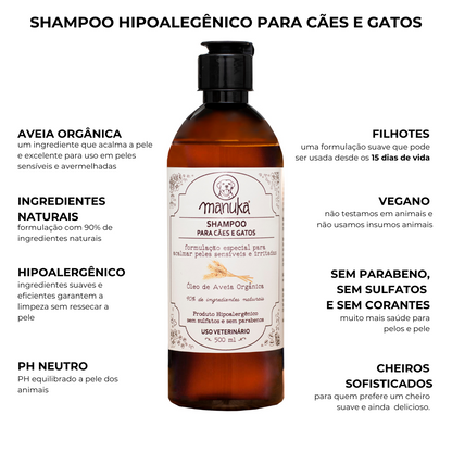 SHAMPOO AVEIA ORGÂNICA | Pele Sensível