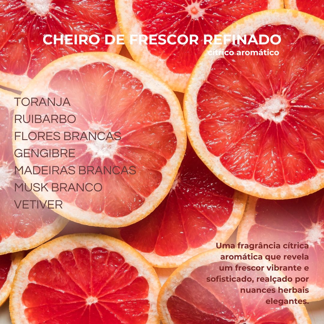 NEUTRALIZADOR DE ODORES | Toranja, Vetiver e Musk Branco | em 2 tamanhos