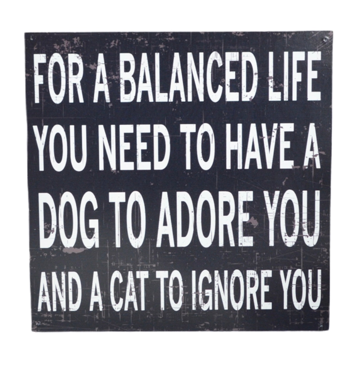 Placa Balanced Life - Dog &Cat