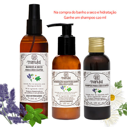 Kit Lavanda Banho a Seco e Hidratação Ganhe Shampoo 120 ml